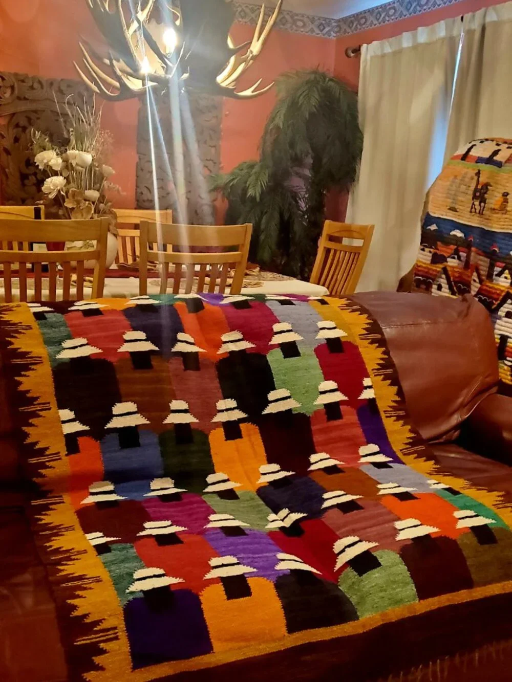 Traditional Andes Festival Handmade Tapestry